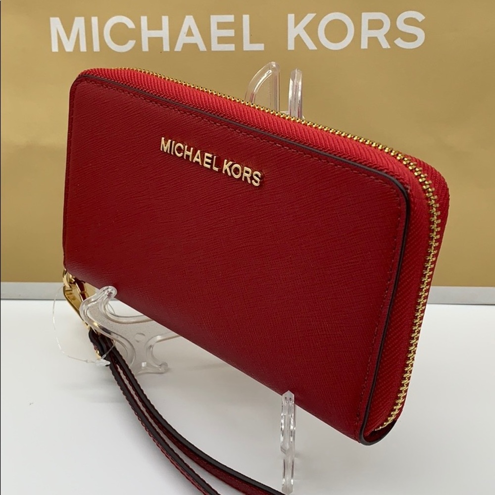 Michael Kors Jet Set Travel Phone Wallet Wristlet - Picture 3 of 16